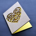 Дерев'яна листівка "Травинки". Креативний подарунок для коханої (коханого), для дівчини, хлопця, дружини чи чоловіка - Зображення 2