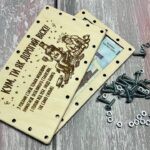 Коробочка на гвинтах розібрана "Кум, ти я к дорогий віскі"